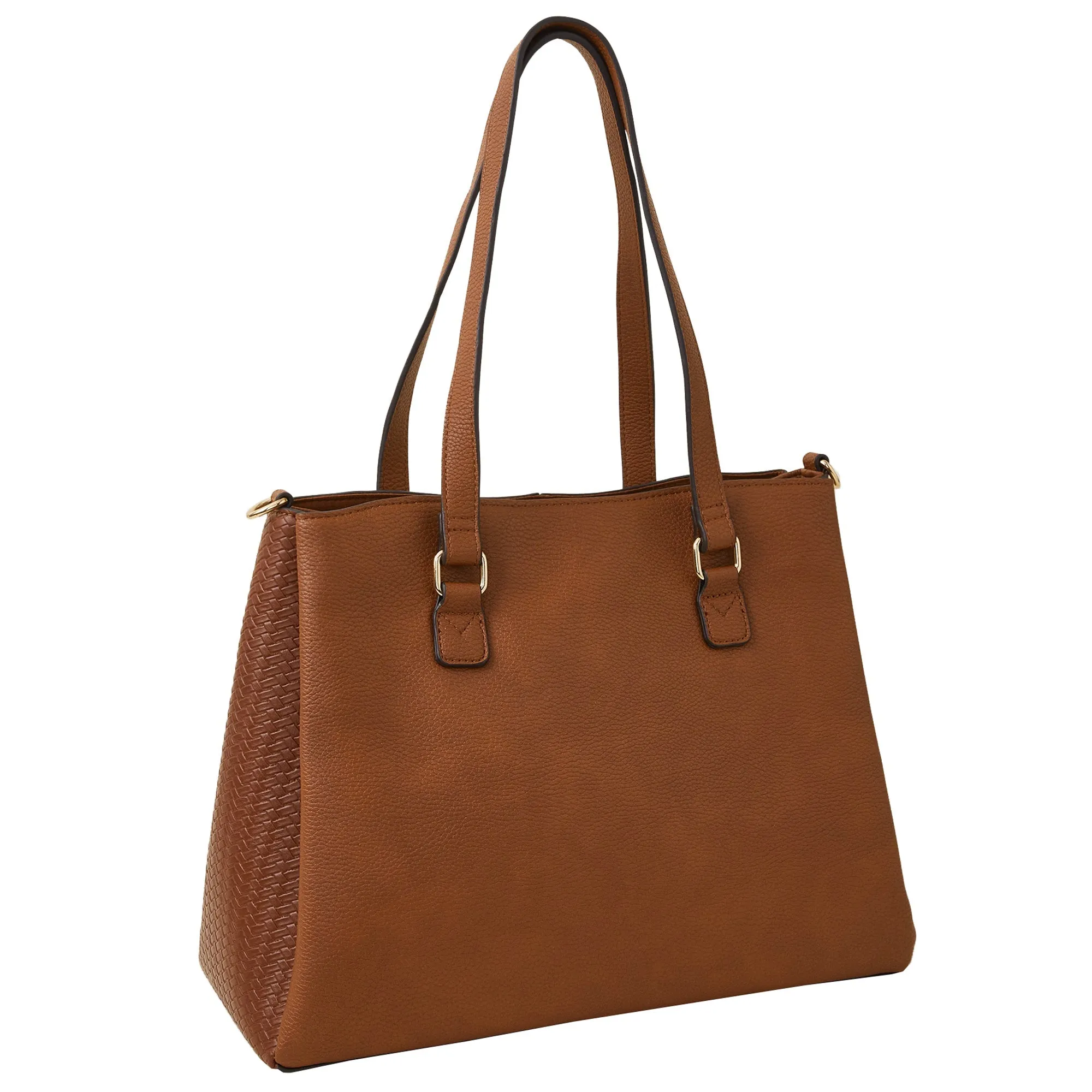 Accessorize London Women's Tan Webbing Shoulder Bag