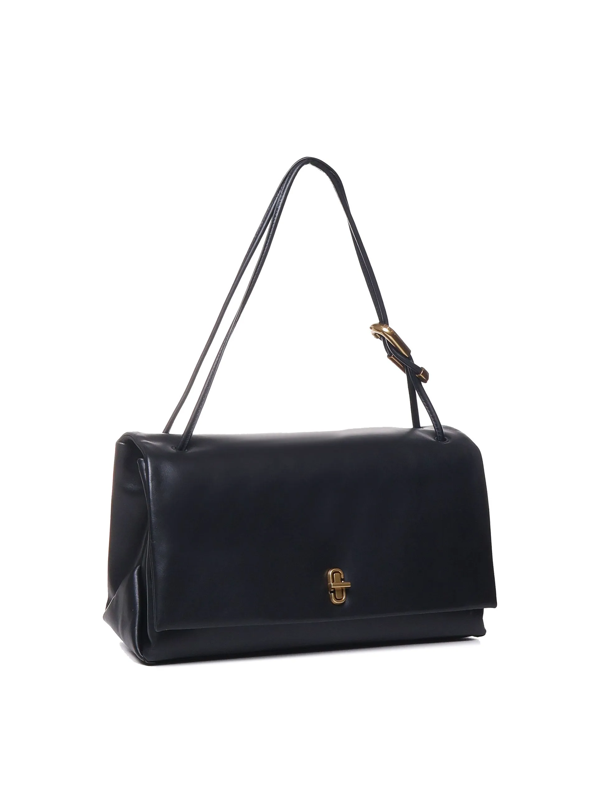 Adjustable Black Shoulder Bag