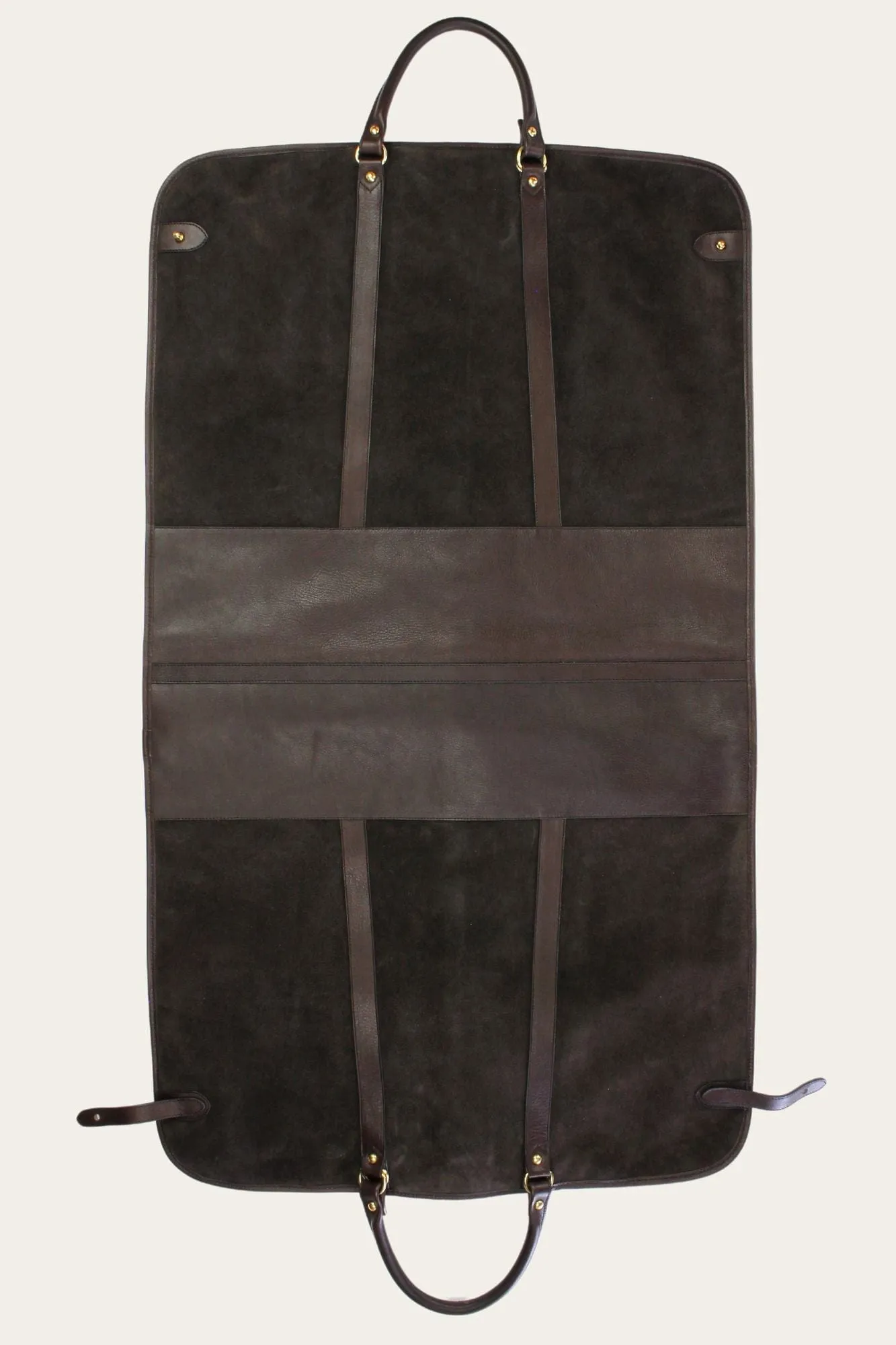 AOS x Frank Clegg Suede Garment Travel Bag