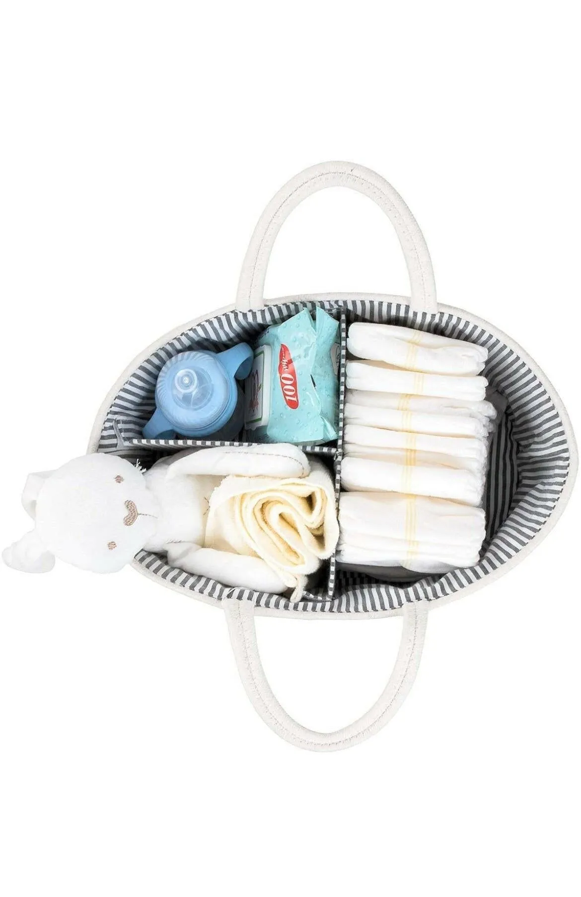 Baby Diaper Caddy Organizer Baby Basket by Luxury Little