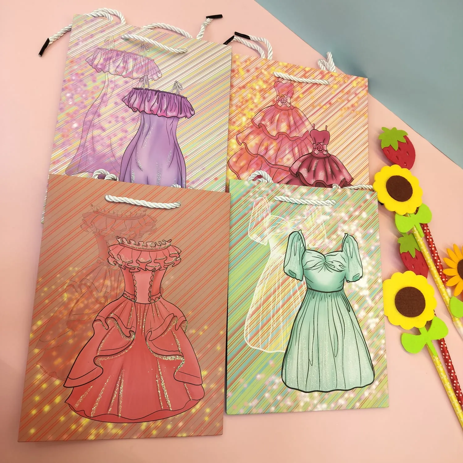 Beautiful Dress Gift Paper Bags