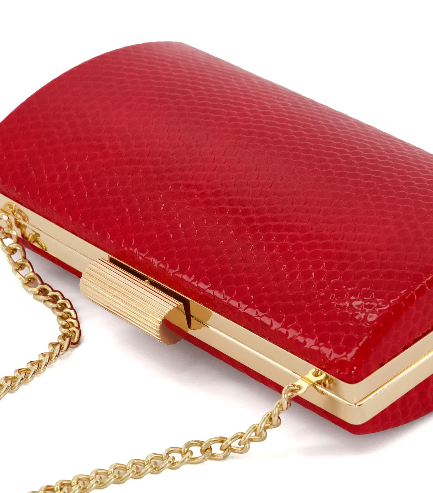 Belleview Clutch Red