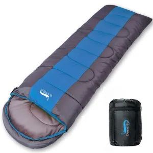 Camping Sleeping Bag Lightweight Warm & Cold Envelope Backpacking Sleeping Bag For Outdoor Traveling Hiking