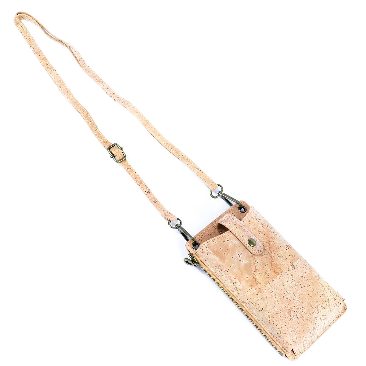 Chic Natural Cork Women's Phone Pouch with Card Slots BAG-2298