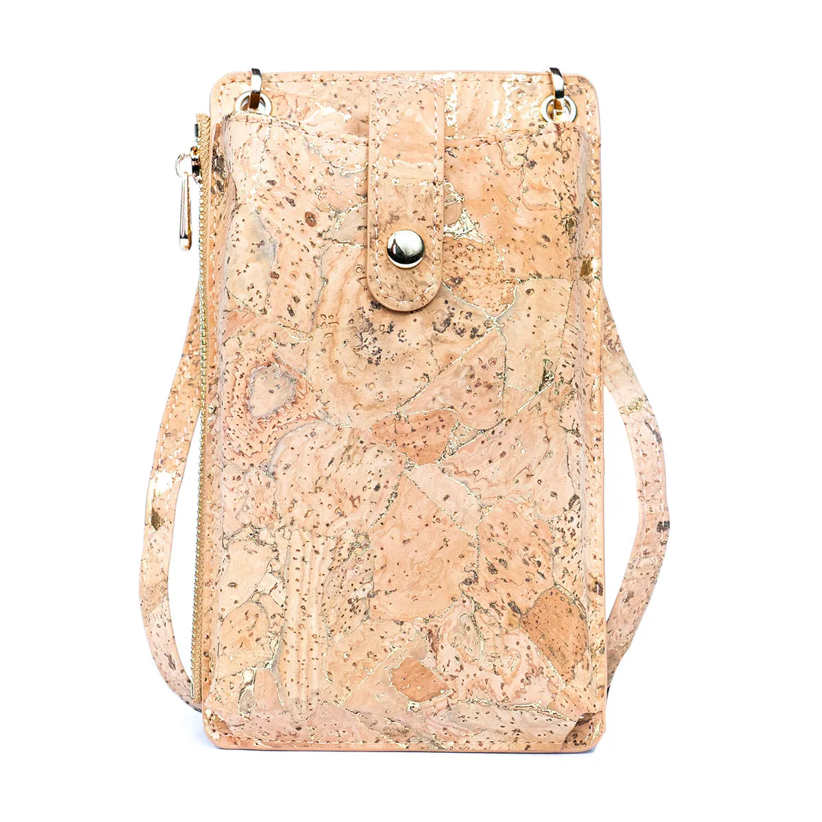 Chic Natural Cork Women's Phone Pouch with Card Slots BAG-2298