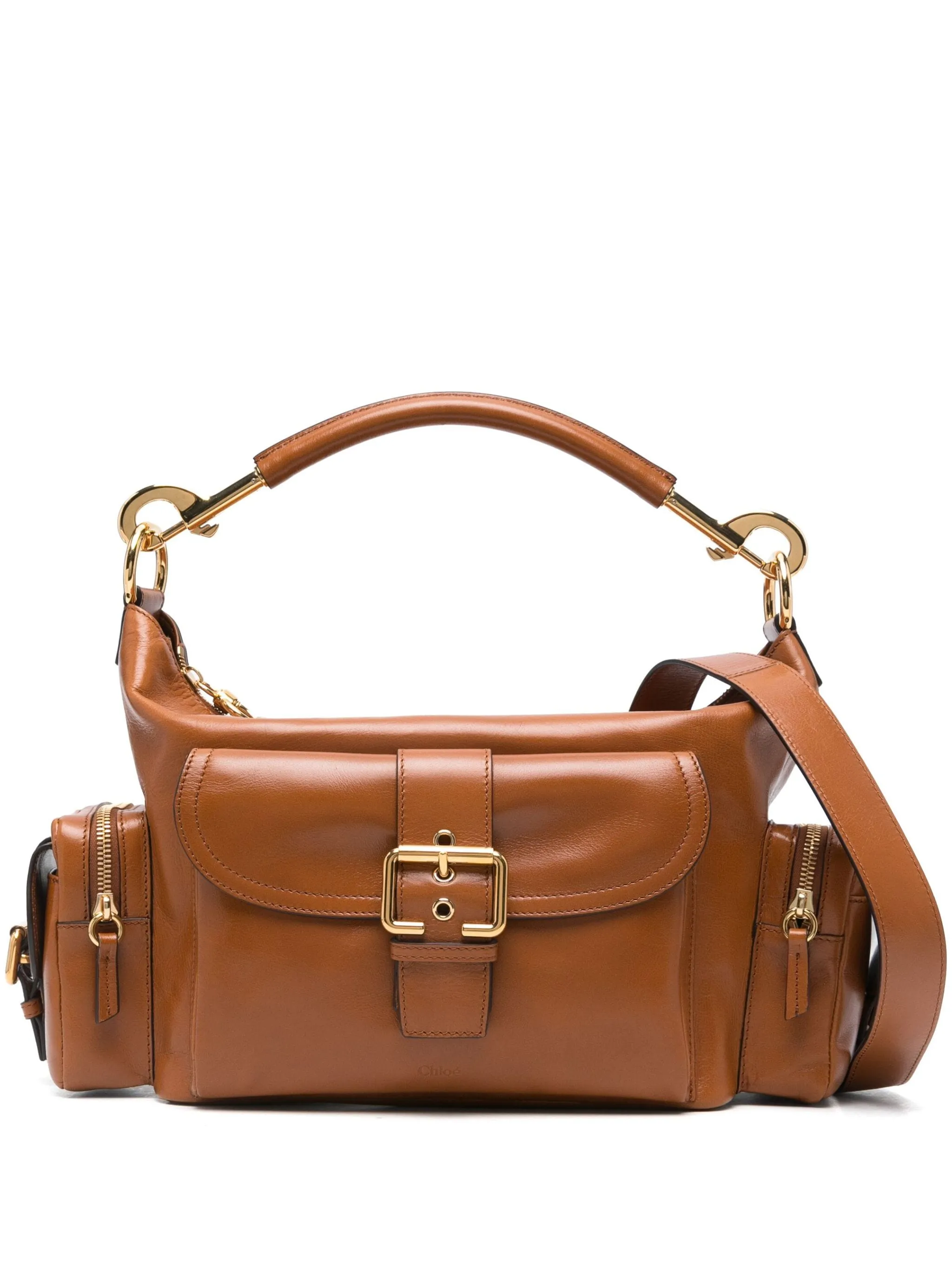 Clay Brown Elegant Handbag