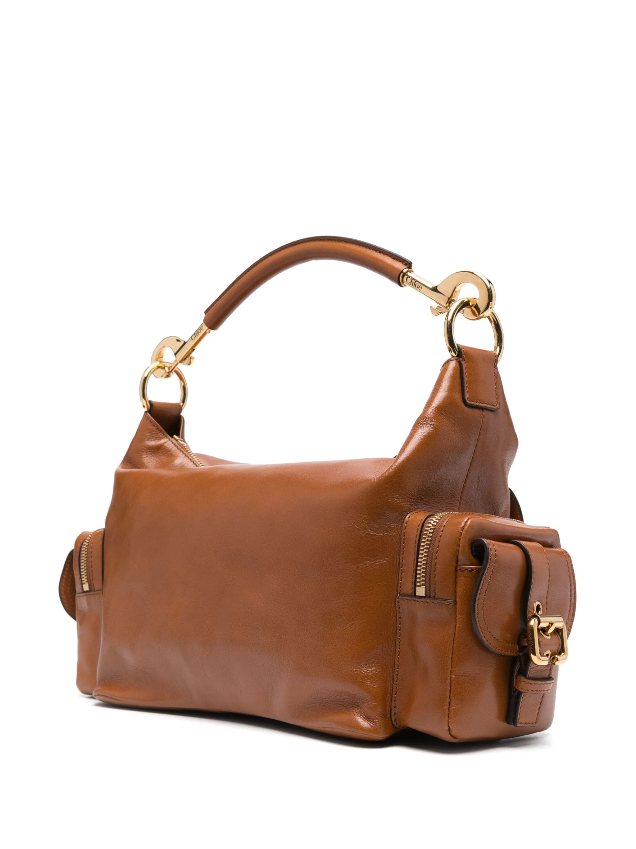 Clay Brown Elegant Handbag