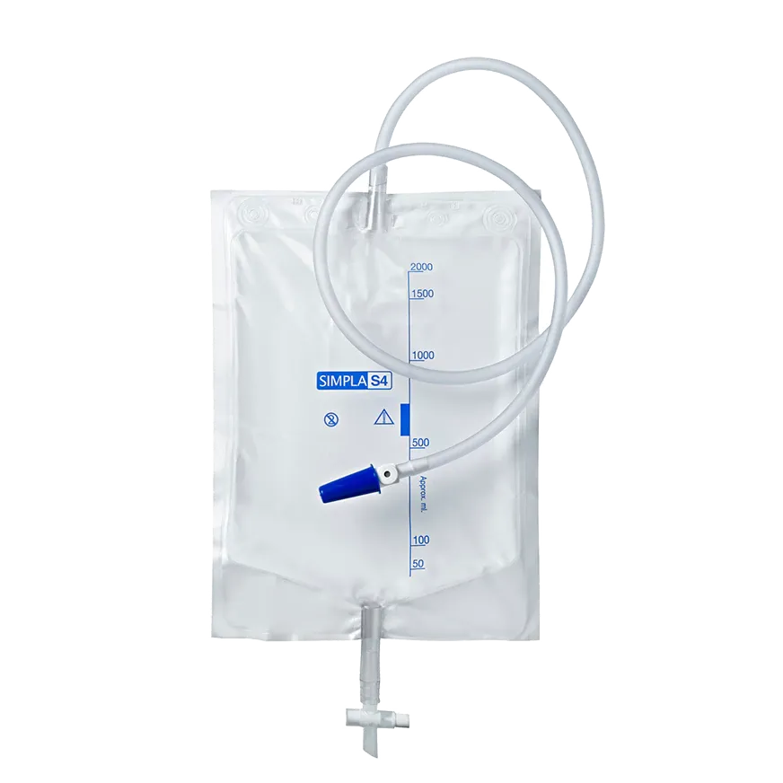 Coloplast Simpla S4 Urine Drainage Bag with Tap and Sample Port Sterile 2000ml (Box 10)