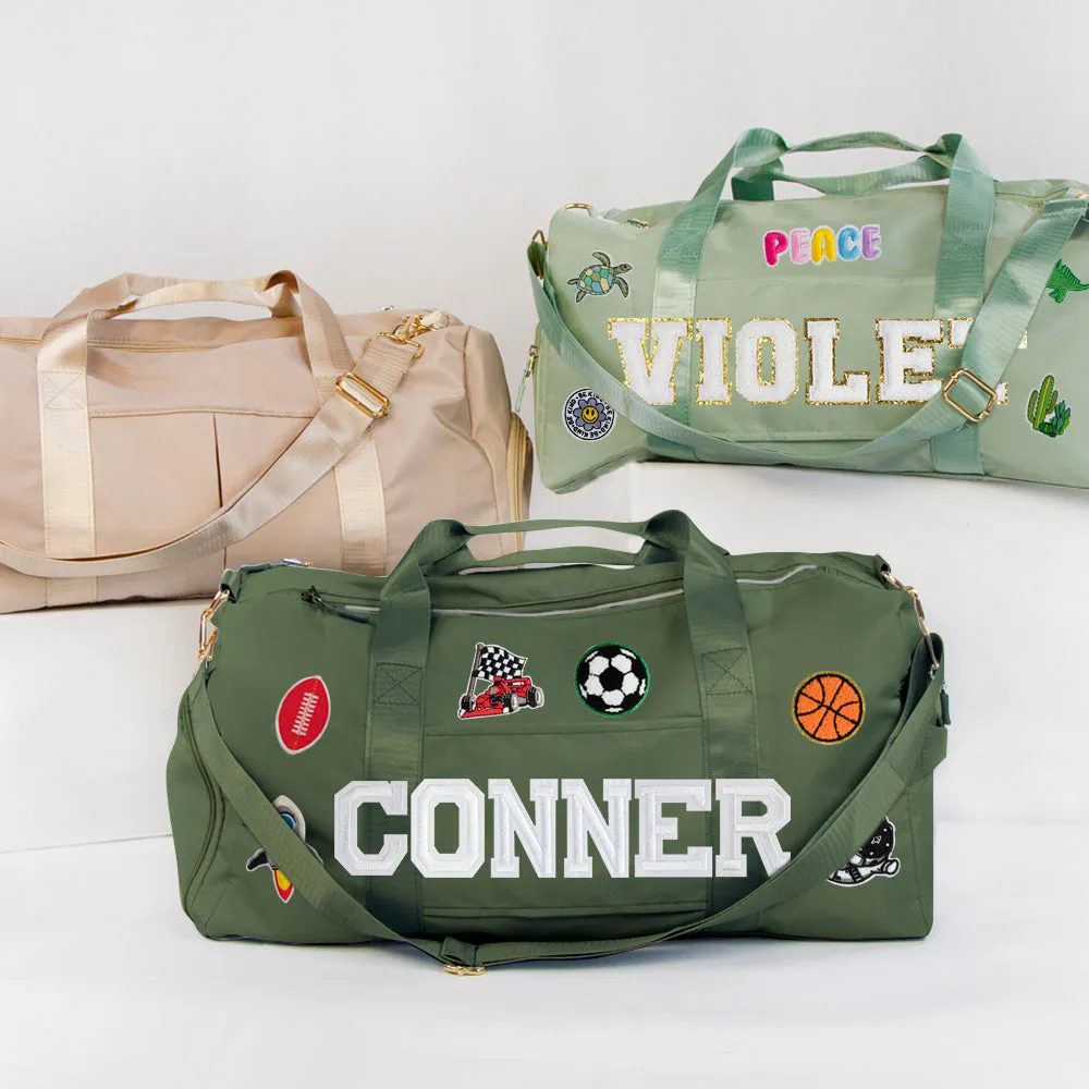 Custom Patch Duffle Bag