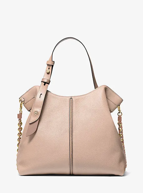 Downtown Astor Large Pebbled Leather Shoulder Bag