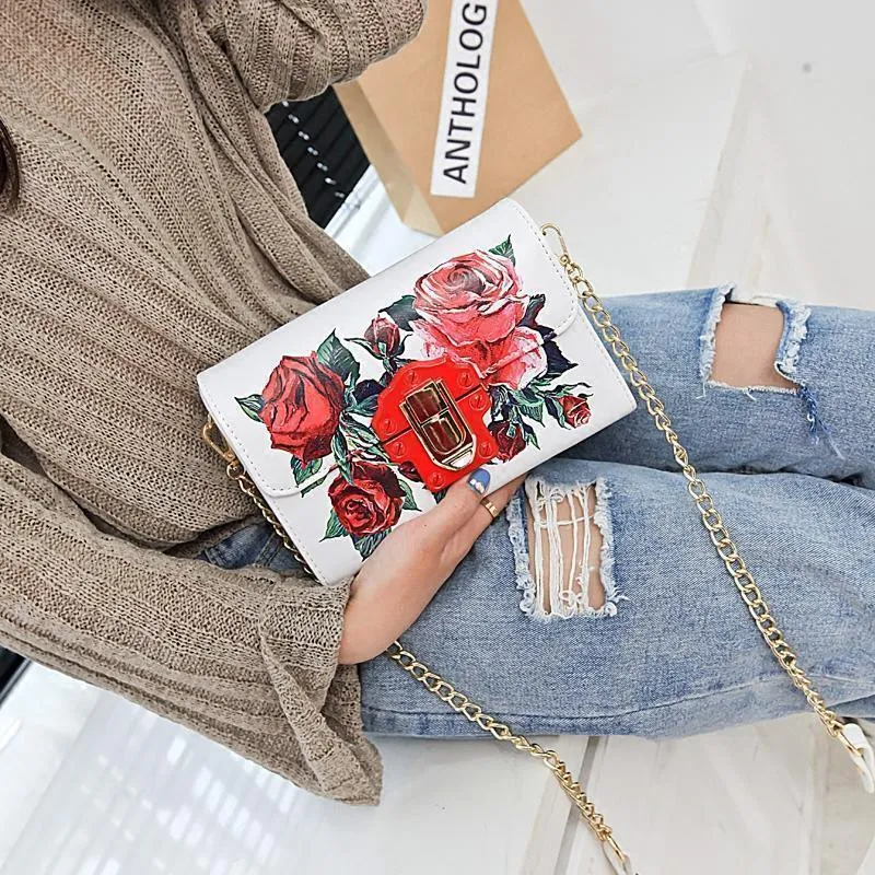 Embroidery Crossbody Bags Women Luxury Messenger Bag