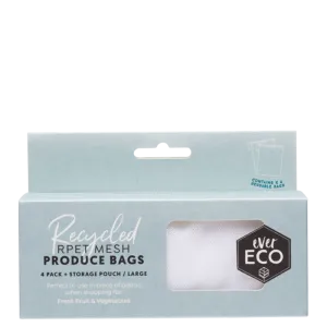 Ever Eco Recycled RPET Mesh Produce Bags - 4 pack