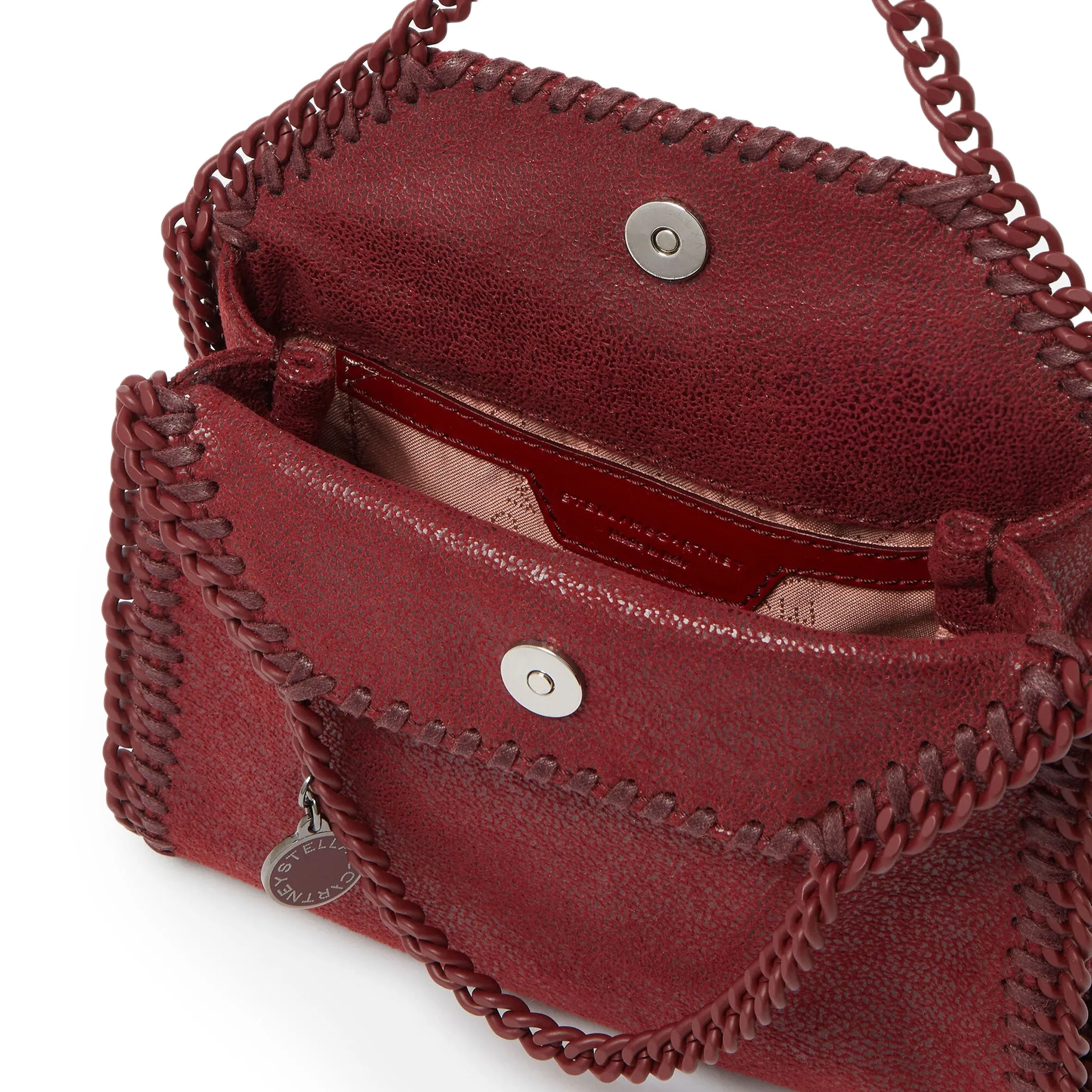 Falabella Tiny Tote Eco Deer, Ruby