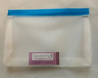 Food storage safe silicone reusable freezer zipper poly bags