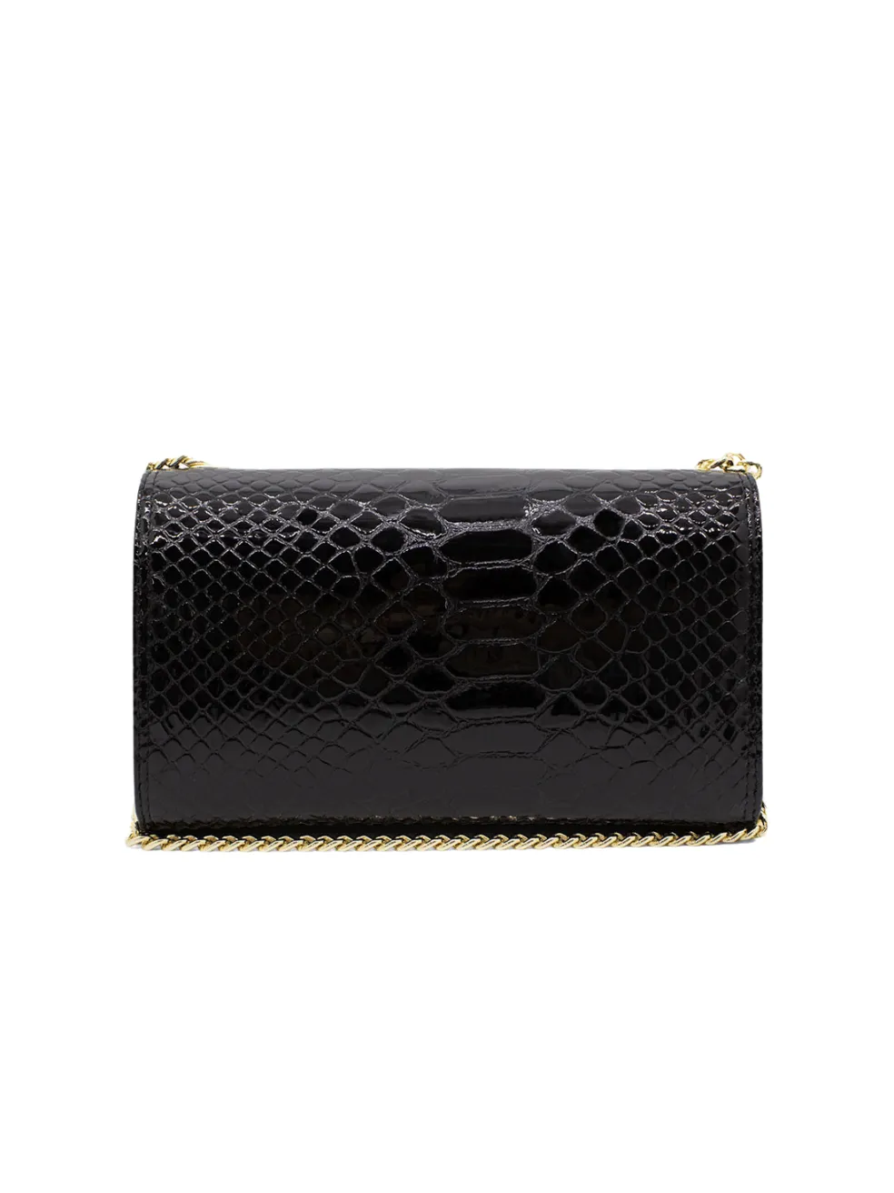 Gallop Patent Leather Clutch or Shoulder Bag