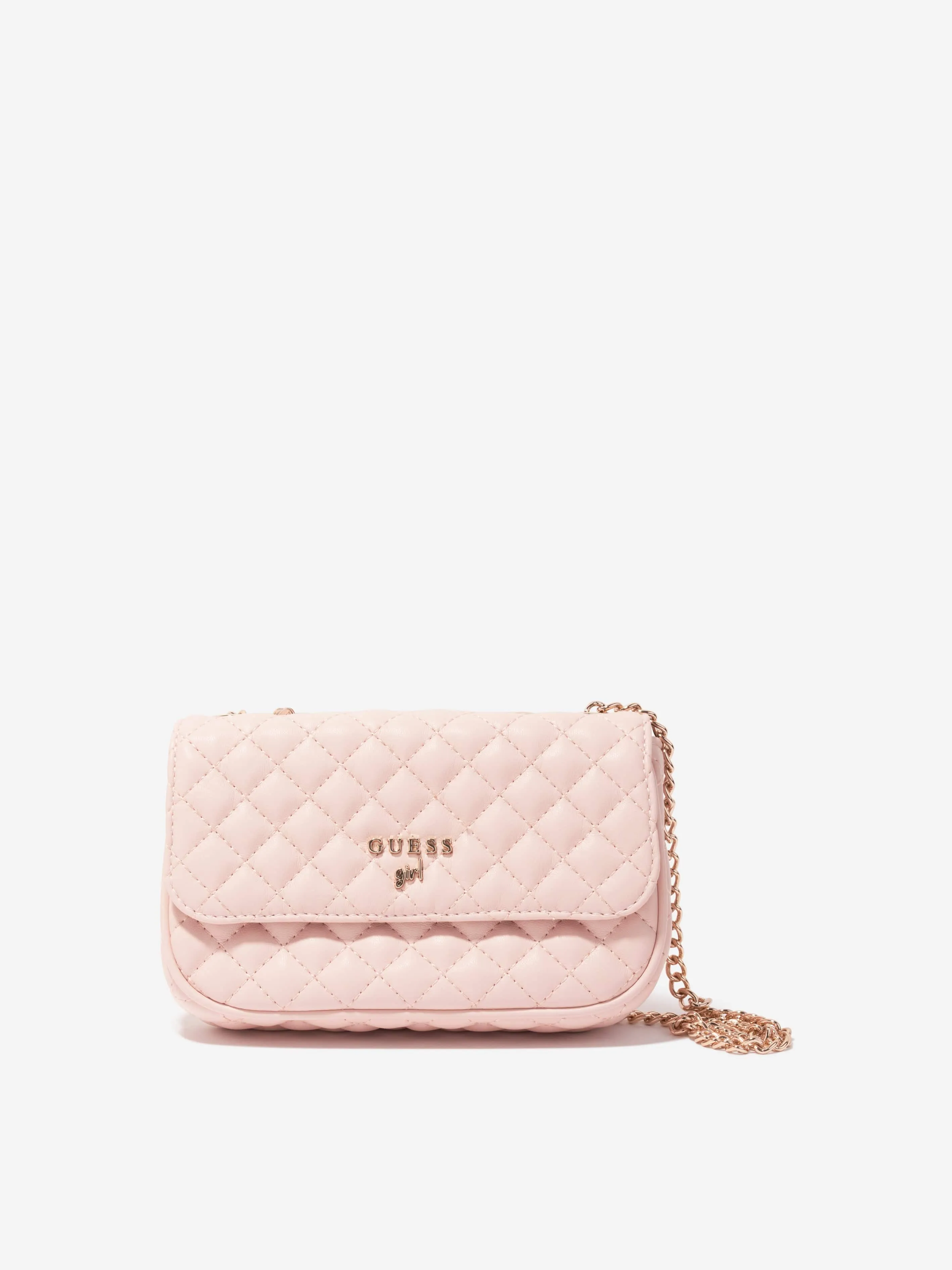 Guess Girls Mini Convertible Crossbody Bag in Pink