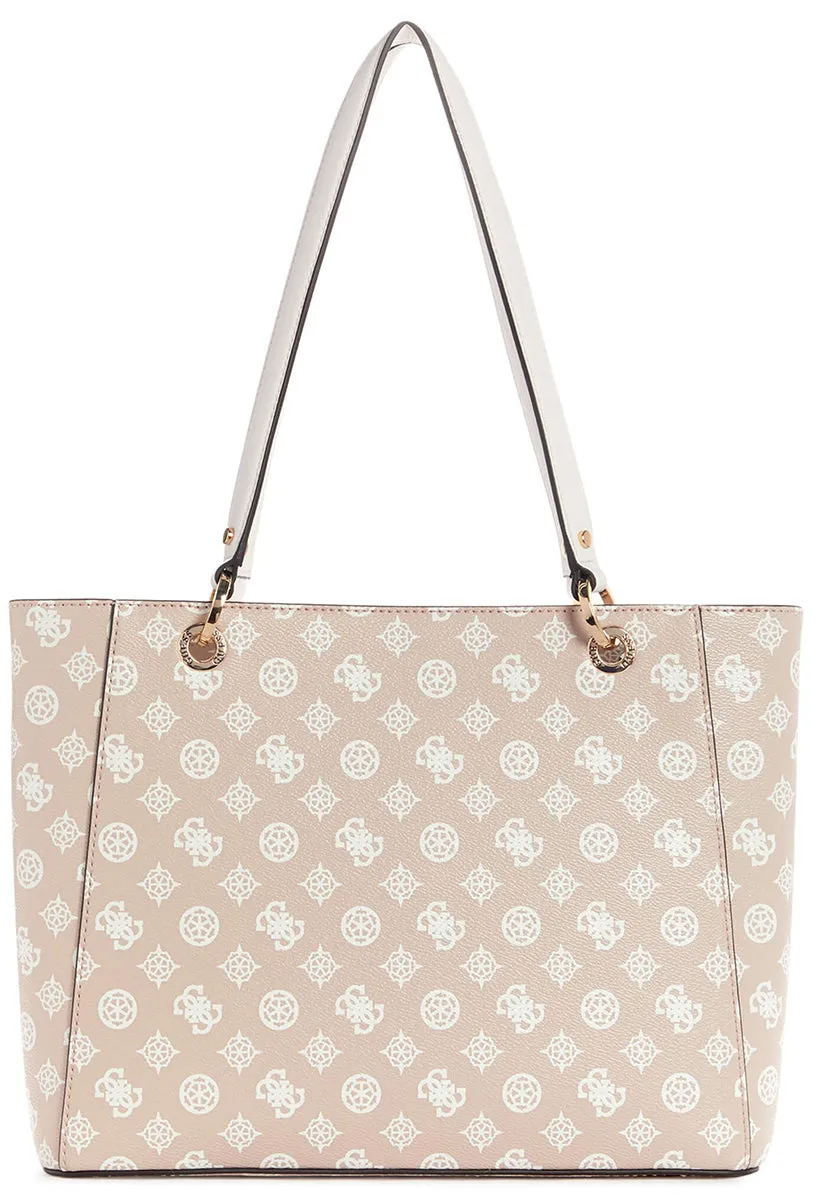 Guess Noelle Shopper Bag In Rose For Women