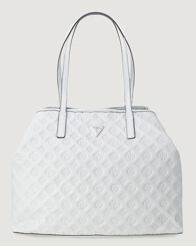 Guess Vikky Tote 4G Peony In White For Women