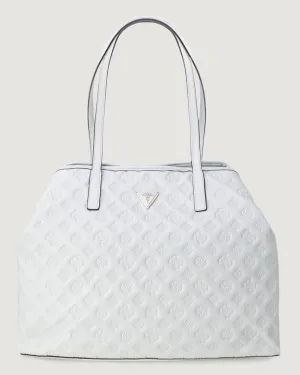 Guess Vikky Tote 4G Peony In White For Women