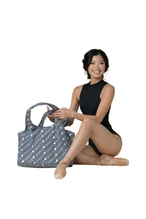 Handled Tote- Silver