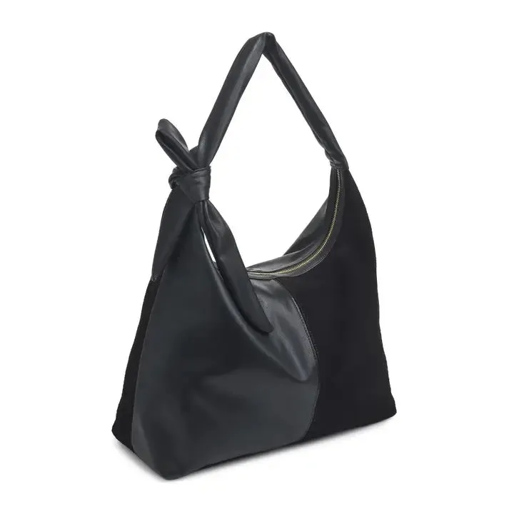 HAZEL SUEDE KNOT HOBO BAG