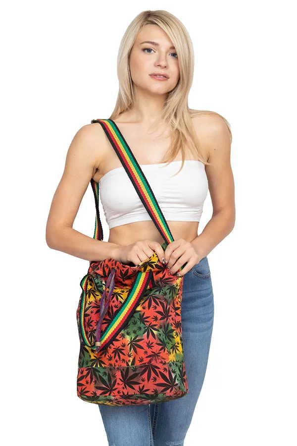 JahRoot Leaf Sling Purse