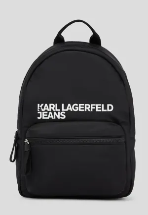 Karl Lagerfeld Essential Nylon Backpack | Black