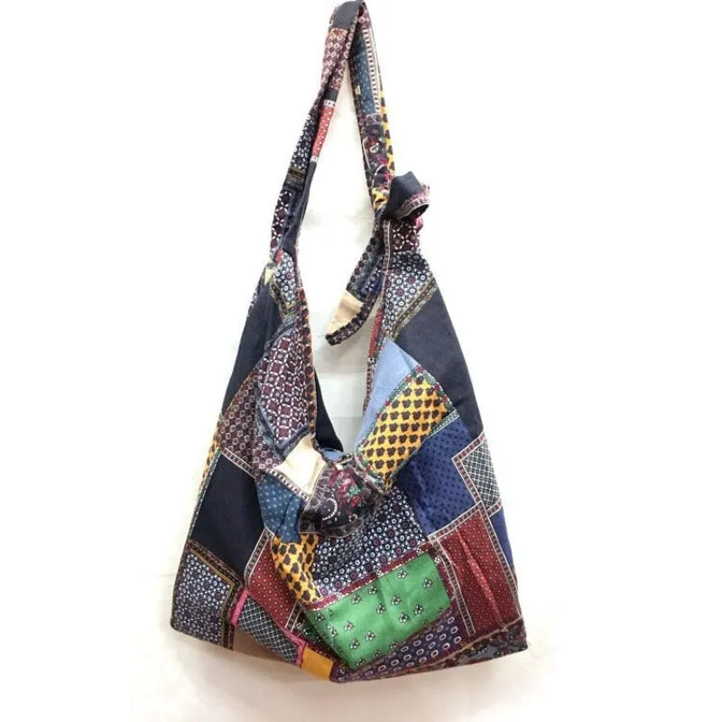 Large Capacity Crossbody Cotton Tote Bags