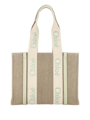 Light Eucalyptus Shopper Bag