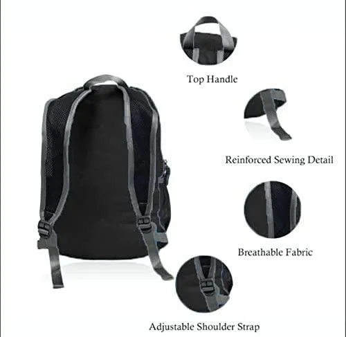 Lightweight Travel Backpack 20L Foldable Waterproof Camping Backpack with 2 Pockets