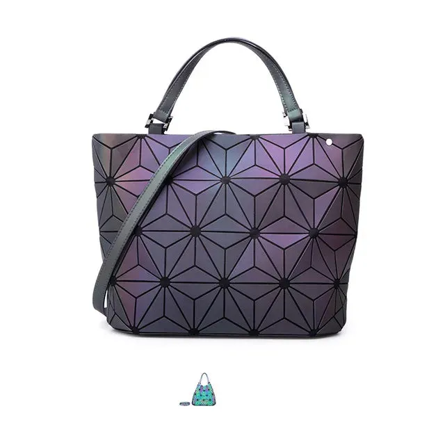 Luminous Sequins Geometric Bags