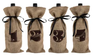 Marketplace - Jute Bag Wine Tasting Kit by Twine