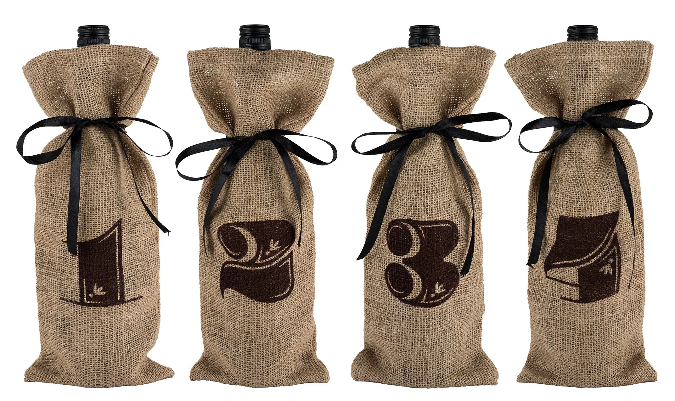 Marketplace - Jute Bag Wine Tasting Kit by Twine