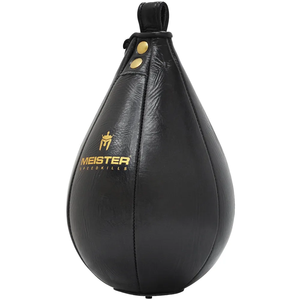 Meister SpeedKills™ Leather Speed Bag - Black - Medium