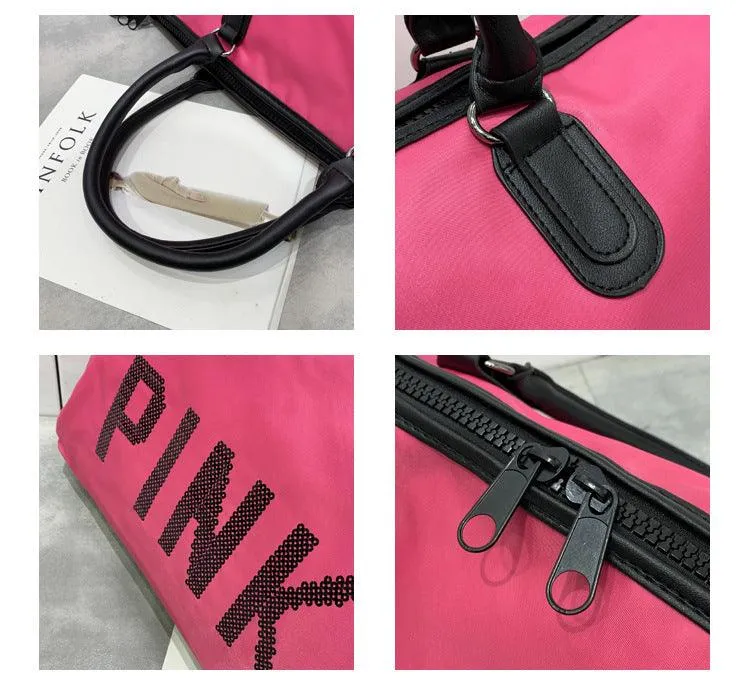 New Fashion High Quality Travel Bag- Pink