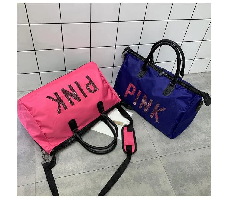 New Fashion High Quality Travel Bag- Pink