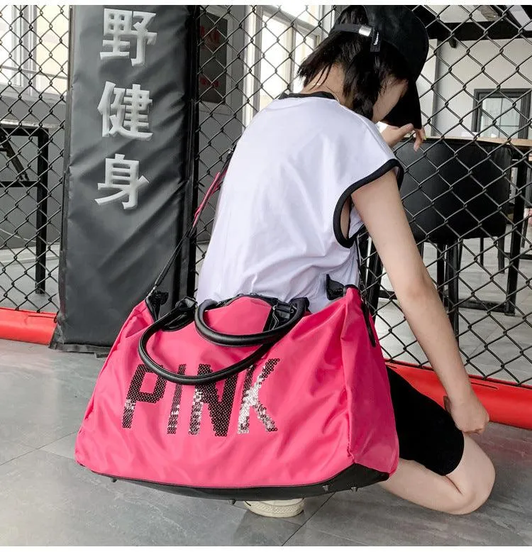 New Fashion High Quality Travel Bag- Pink