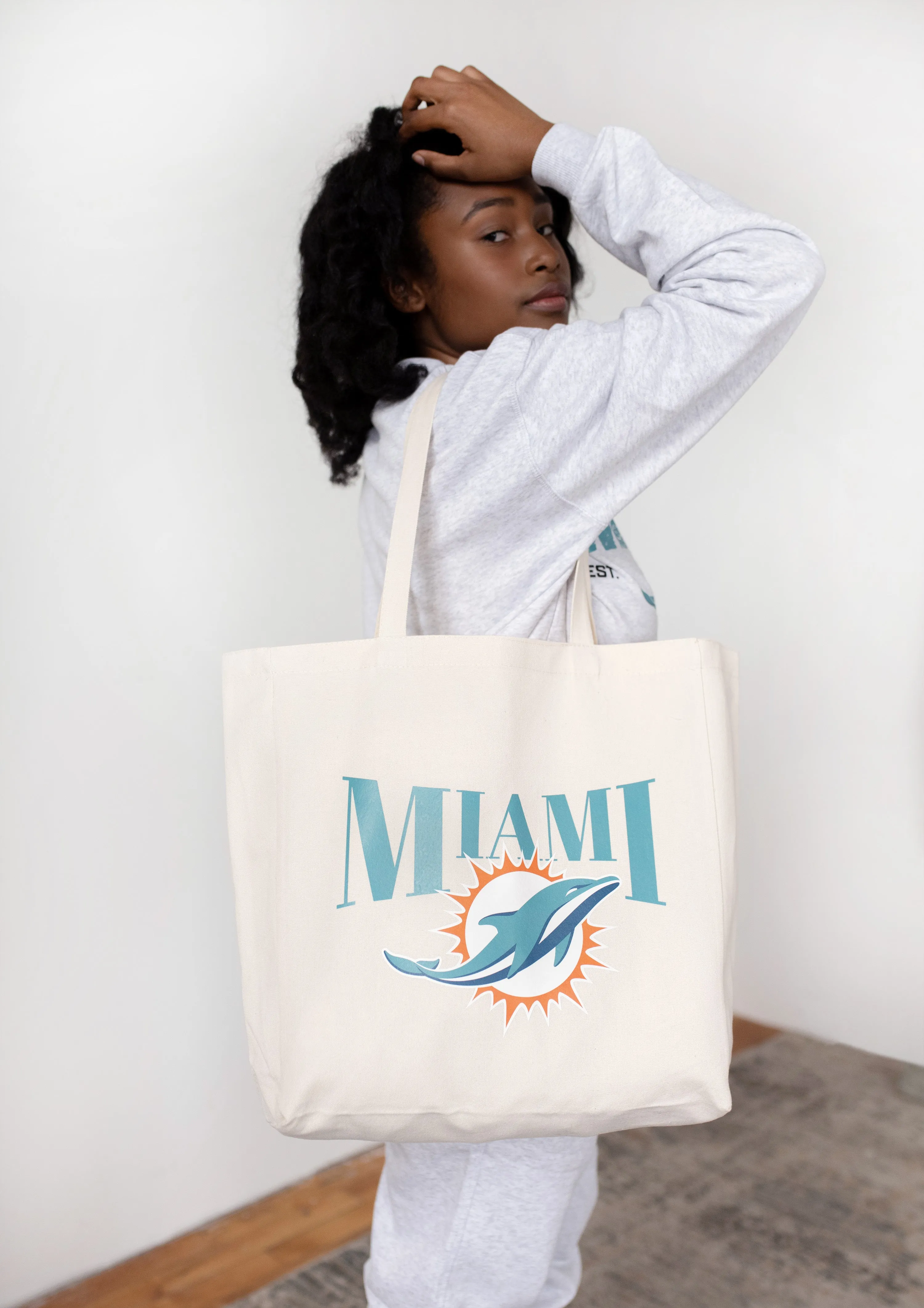 NFL Miami Dolphins NFL Canvas Tote Bag