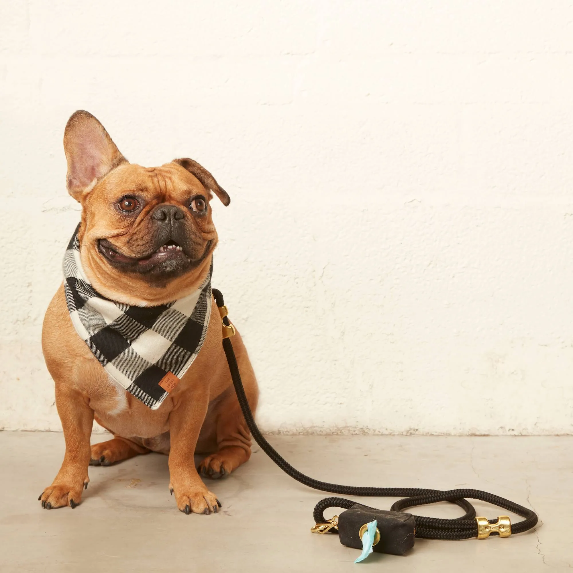 Onyx Waxed Canvas Waste Bag Dispenser