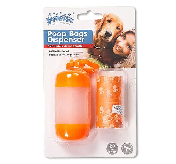 Pawise Poop Bags and Dispenser