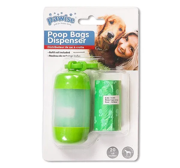 Pawise Poop Bags and Dispenser