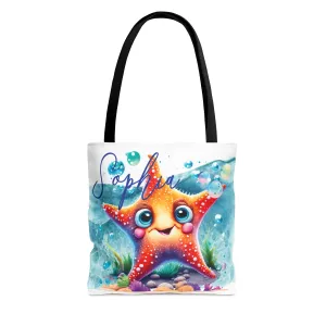 Personalised Tote Bag, Starfish bag, Beach Tote Bag, Personalised/Non-Personalised