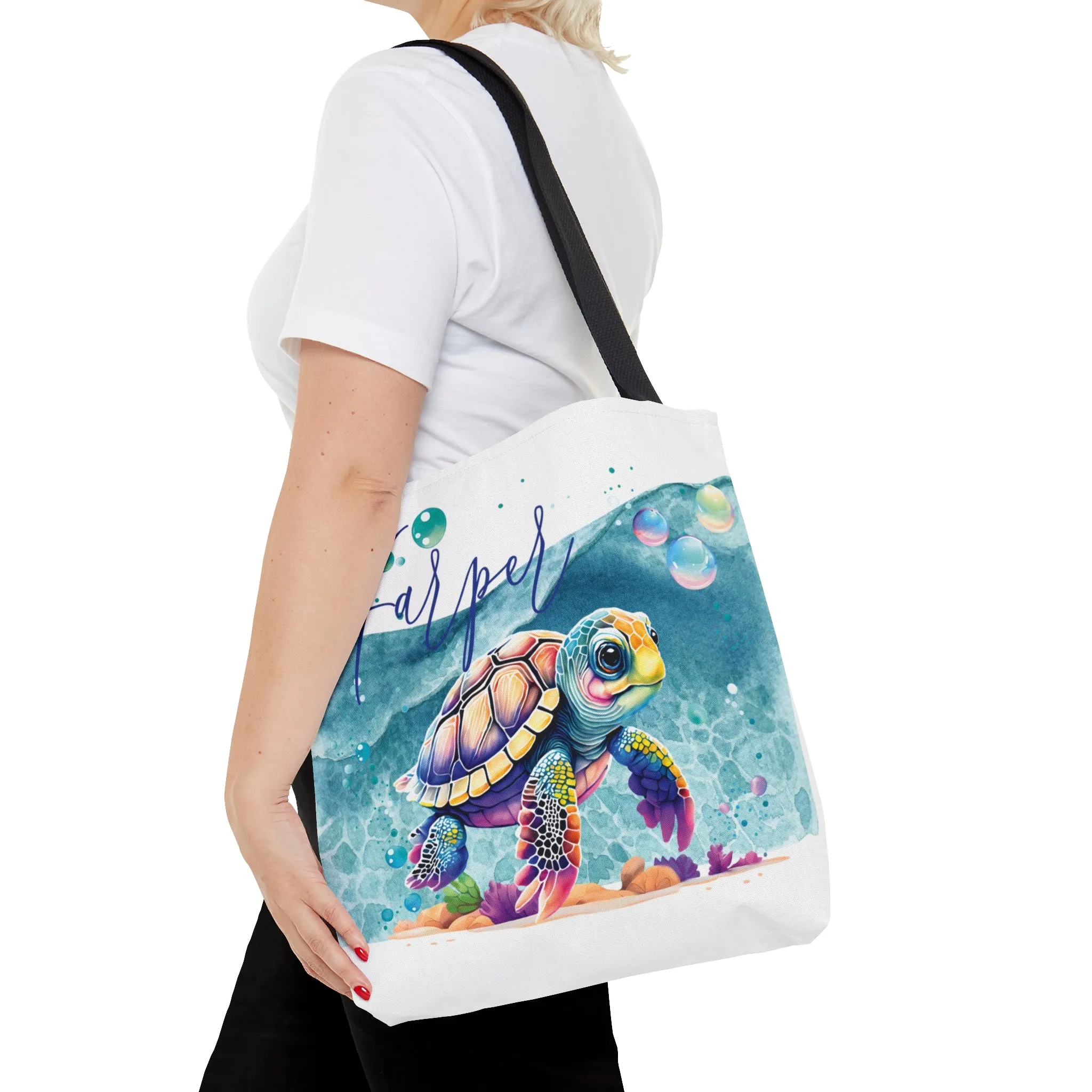 Personalised Tote Bag, Turtle bag, Beach Tote Bag, Personalised/Non-Personalised