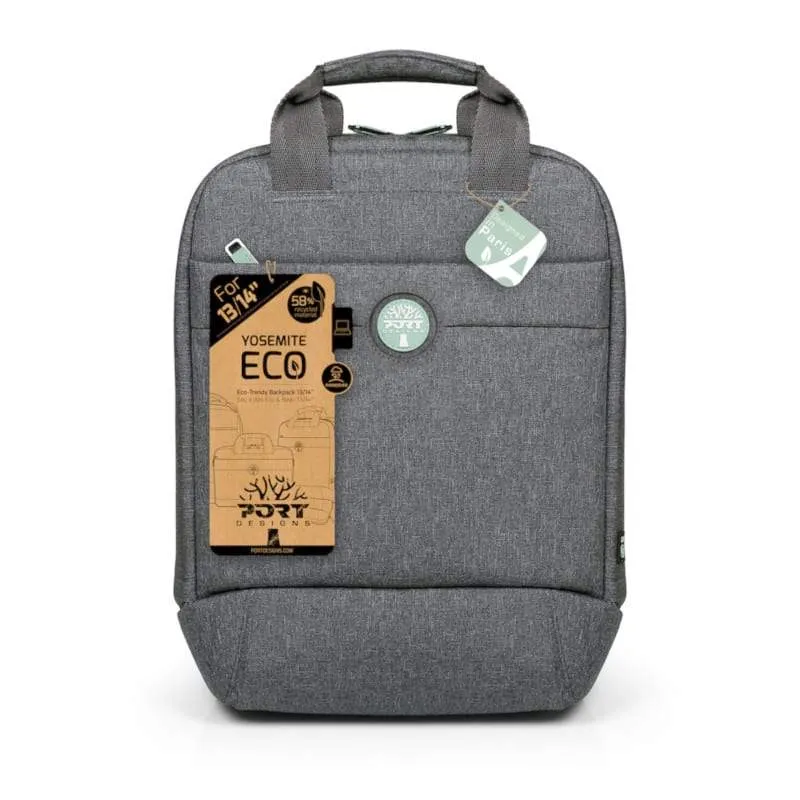 Port Yosemite Eco Backpack 14 Inch Grey 400702