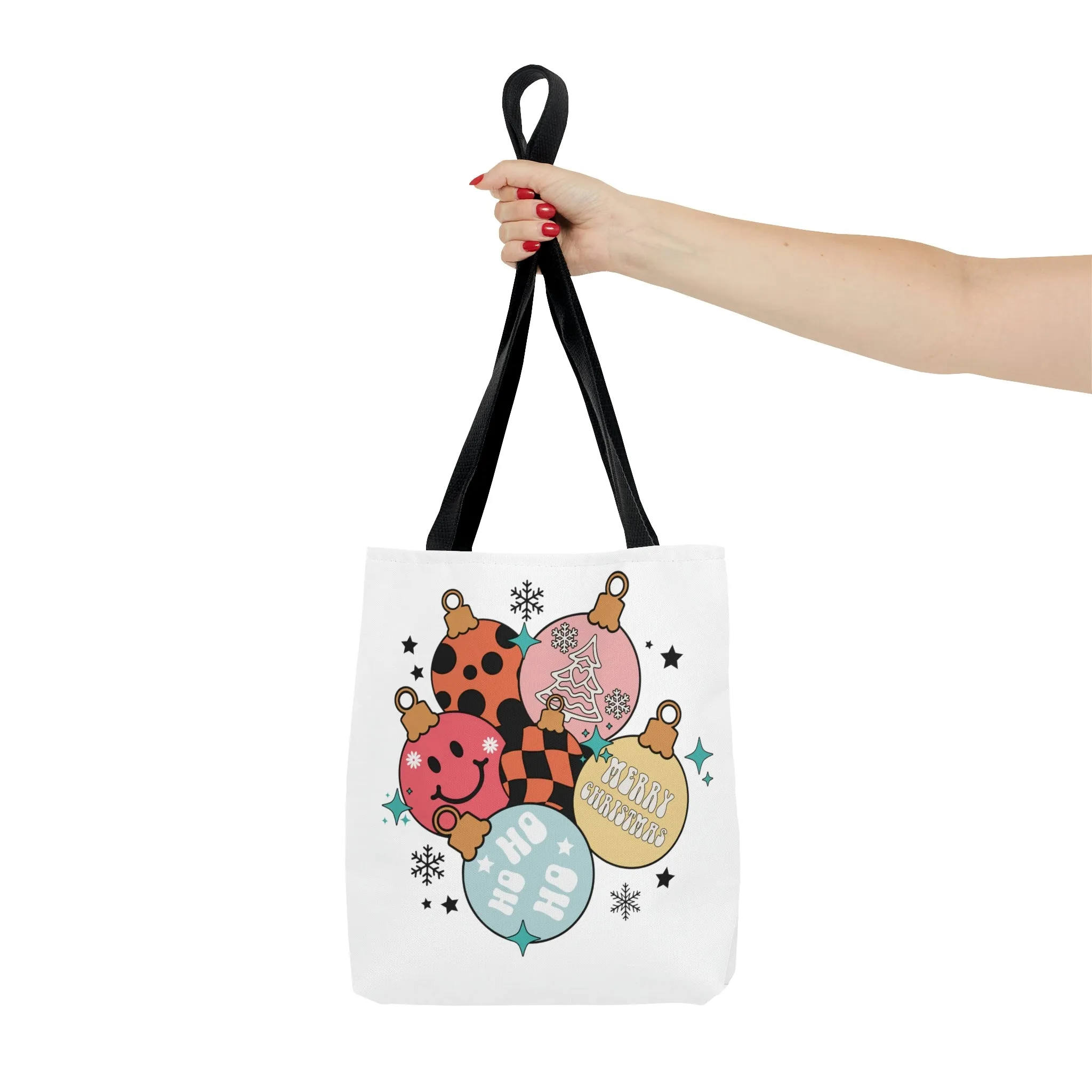 Retro Christmas Ornament Tote/Gift Bag