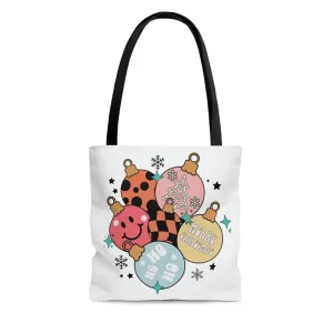 Retro Christmas Ornament Tote/Gift Bag