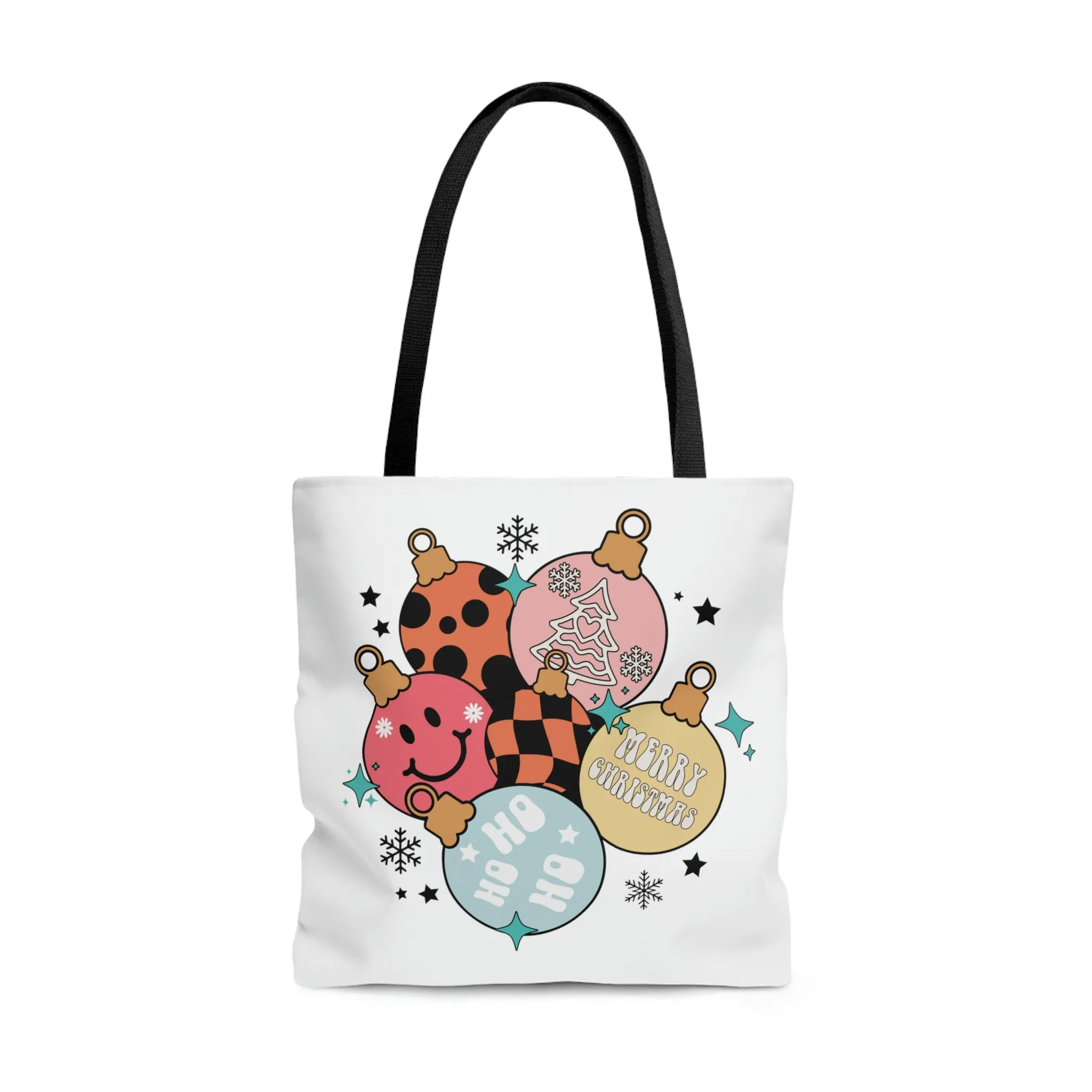 Retro Christmas Ornament Tote/Gift Bag