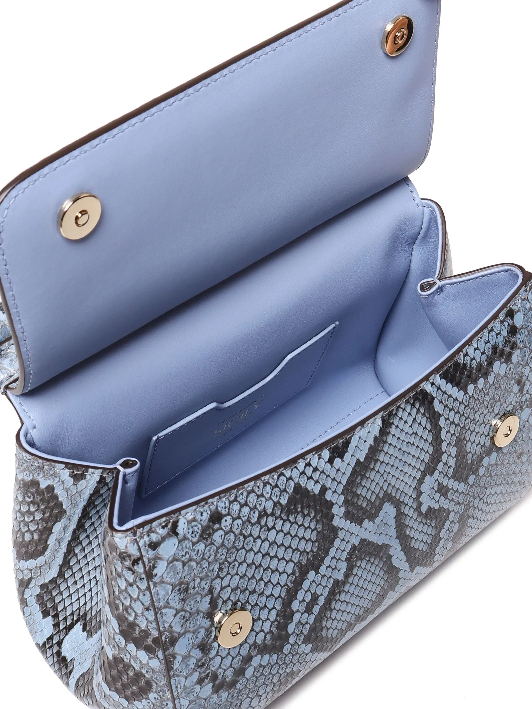 Sicily Snake Print Handbag