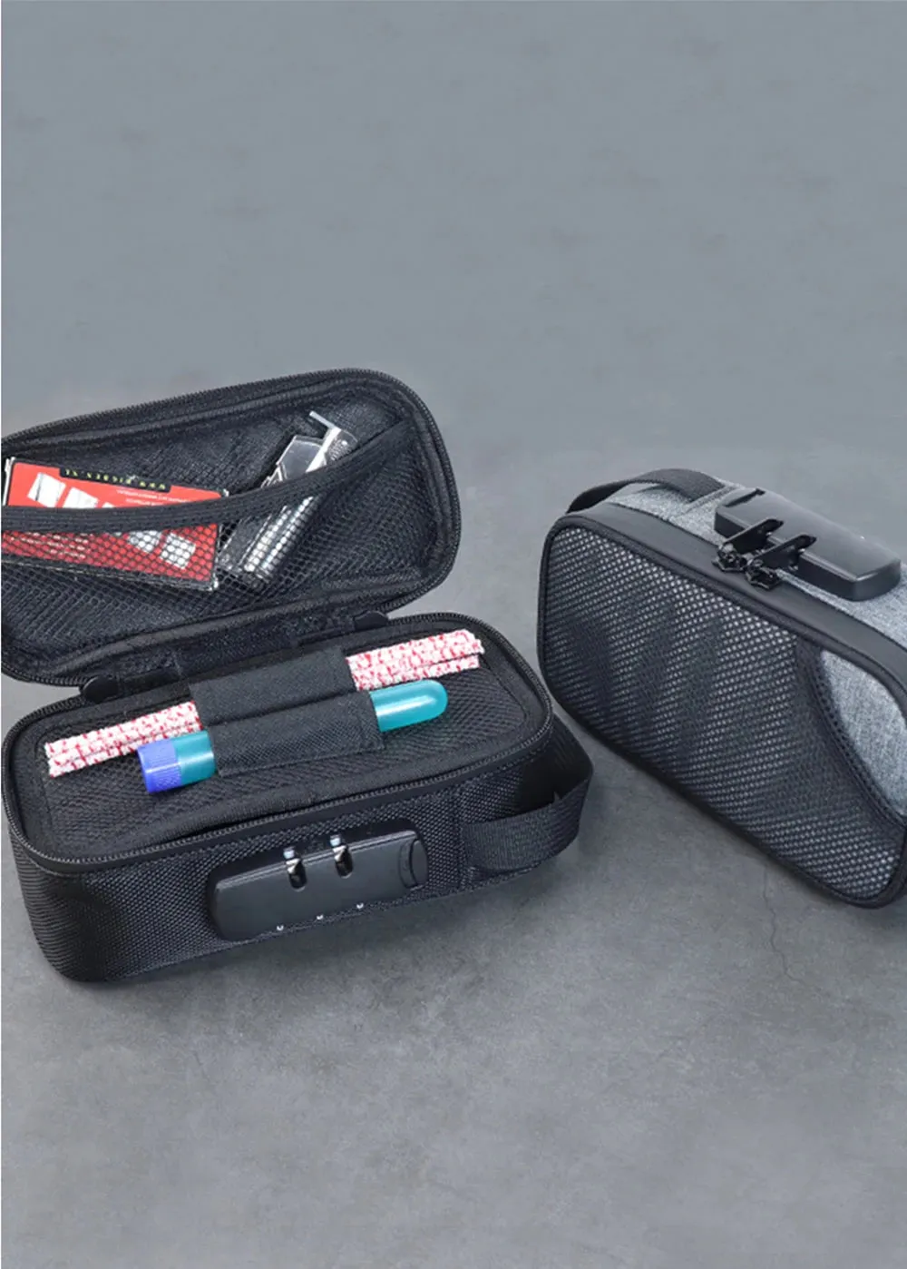 Smell Proof Bag Large-capacity With Lock  Activated Carbon Deodorant Bag Portable Pipe Bag Convenient