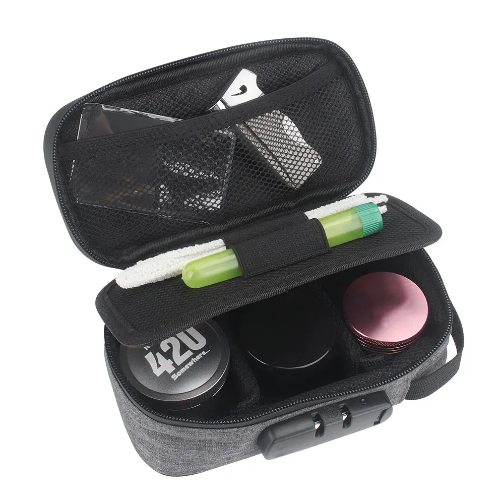 Smell Proof Bag Large-capacity With Lock  Activated Carbon Deodorant Bag Portable Pipe Bag Convenient